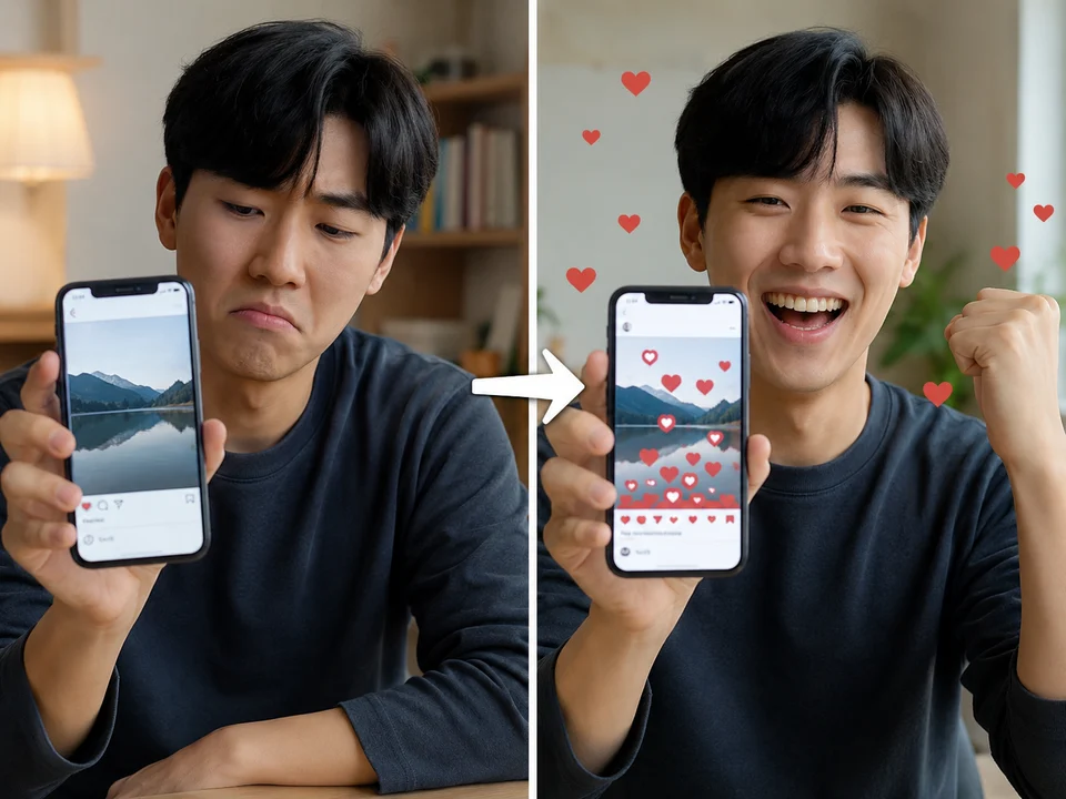 인스타 좋아요 늘리기 30일 운영 기록표, 숫자보다 먼저 보는 도달·좋아요 변화 썸네일 이미지